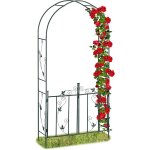 Mevronisshop - vert fonc� arche de rosiers porte, arcade, treillis plantes grimpantes, tuteur m�tal, ...