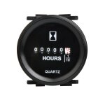 Mevronisshop - yooreal (dc 8 - 80v) rond m�canique jauge de compteur d�heures, compteur heure moto num�rique, ...