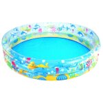 Mgm piscine 1. 52m 3 boudins 30cm decoree 2ans + nouveau