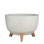 Mica decorations doppio support plante - 18, 5 x Ø33 cm - jardiniere exterieur grande taille - jardiniere ...