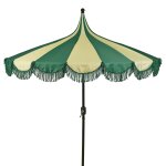 Mica decorations kim parasol ray� avec sac de transport - protection solaire 238 x Ø235 cm - parasol ...