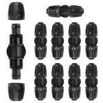 Micro drip t - lot de 10 raccords en t - en plastique - avec ardillon - pour arrosage de jardin - raccord ... Micro drip t - lot de 10 raccords en t - en plastique - avec ardillon - pour arrosage de jardin - raccord ...