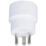 Microconnect grupadk adaptateur prise d'alimentation type k (dk) type e (fr) blanc