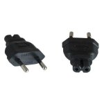 Microconnect peeuc7ad adaptateur prise d'alimentation type m c7 noir