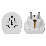 Microconnect petravel15 adaptateur prise d'alimentation universel blanc