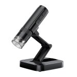 Microscope portatif wifi de petite taille avec support pliable flexible, microscope numrique lger pour ...