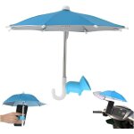 Milko - parasol de tlphone mignon avec ventouse, mini parapluie pour tlphone, protection solaire ...