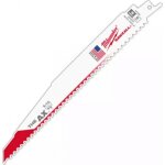 Milwaukee 48008026 lame de scie sabre ax 150 / 5 - 3, 2 mm (5 pièces) - 230mm Milwaukee 48008026 lame de scie sabre ax 150 / 5 - 3, 2 mm (5 pièces) - 230mm