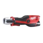 Milwaukee m12 hpt - 202c th - set pince  sertir 12v, 2ah + 3 mchoires profile th (16 / 20 / 32mm), ...