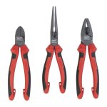 Milwaukee set de 3 pinces (universelle, coupante, bec long) - 4932492773 Milwaukee set de 3 pinces (universelle, coupante, bec long) - 4932492773