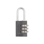 Mini cadenas a code 3digits gris titane