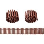 Mini clture de jardin 3 pices bordure de jardin en bois cltures de jardin miniatures mini clture ...