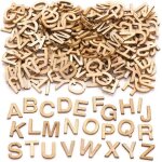 Mini lettres majuscules ross en bois (260 pieces) pour enfants, a bricoler, concevoir et decorer( )