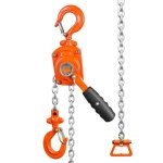 Mini palan  levier manuel - vevor - 0, 5 t 1, 4 m capacit de levage - chane g80