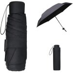 Mini parapluie pliant, 195 / 210g poche parapluie de voyage ultra lger manuel compact rsistant au vent ...