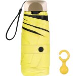 Mini parapluie pliant, 195 / 210g poche parapluie de voyage ultra lger manuel compact rsistant au vent ...