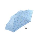Mini parapluie de poche pour femmes, 5 plis, motif de petites fleurs fraches uv, pluie, anti - uv, petit ...
