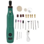 Mini perceuse lectrique dc5v, 3 vitesses rglables, mini meuleuse lectrique, kit d'outils pour poinonner, ...