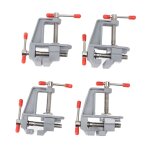 Mini pince de table portable en alliage d'aluminium, 4 pièces, mini étau de banc pour le bricolage artisanal ... Mini pince de table portable en alliage d'aluminium, 4 pièces, mini étau de banc pour le bricolage artisanal ...