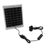 Mini pompe  eau solaire avec interrupteur de rglage, dcoration de jardin, pulvrisateur d'arrosage, ...