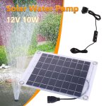 Mini pompe a eau solaire avec interrupteur de rglage, systme d'arrosage, kits de pompe a panneau solaire ...
