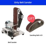 Mini ponceuse  bande lectrique, bricolage, polissage, rectifieuse, coupe - bordure, aff70. , 7 vitesses ...