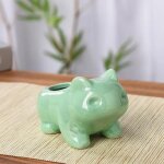 Mini pot de fleurs créatif en céramique, jardinière succulente avec trou, plantes vertes mignonnes, décoration ... Mini pot de fleurs créatif en céramique, jardinière succulente avec trou, plantes vertes mignonnes, décoration ...