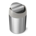 Mini poubelle de table 1, 5l inox