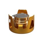 Mini rchaud a alcool ultralger, portable, pour camping, cuisine, pique - nique, adaptateur, accessoires ...