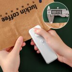 Mini sac portable rechargeable 2 en 1, d�coupeur thermosoudable sous vide pour les collations en plastique, ...