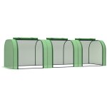 Mini serre de jardin serre ? tomates 2, 95l x 1l x 0, 8h m acier pe haute densit? 140 g / m? anti - uv ...