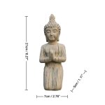 Mini statue de bouddha japonais en résine, sculpture fengshui, figurine de moine pour décoration de jardin, ... Mini statue de bouddha japonais en résine, sculpture fengshui, figurine de moine pour décoration de jardin, ...