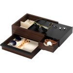 Mini stowit wallnut coffret a bijoux rangement moderne pour objets et souvenirs avec tiroirs a compartiments ... Mini stowit wallnut coffret a bijoux rangement moderne pour objets et souvenirs avec tiroirs a compartiments ...