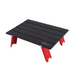 Mini table portable pliable en alliage d'aluminium, pour l'ext�rieur, bureau de camping, randonn�e, voyage, ...