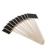 Mini tableau noir en bois, 10 pices, signes, fleurs et plantes de jardin, tiquettes, dcorations de ...