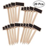 Mini tableau noir en bois, marqueurs pour plantes et fleurs de jardin, etiquettes dcoratives cratives ...