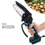 Mini tronçonneuse électrique sans fil de 4 pouces, scie à bois, scie à une main, coupe - bois nue (batterie ... Mini tronçonneuse électrique sans fil de 4 pouces, scie à bois, scie à une main, coupe - bois nue (batterie ...