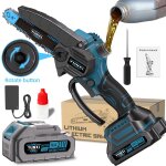 Mini tronconneuse electrique sans fil pro 6 , modele: a