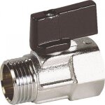 Mini vanne � boisseau sph�rique m�le / femelle Ø 12 / 17 sferaco