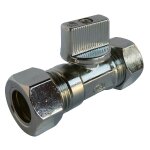 Mini vannes  sphre  visser raccord bicne pour tube cuivre 14