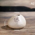 Mini vase a fleurs en cramique imitation pierre, dcor hydroponique, style chinois vermont, dcoration ...