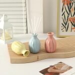 Mini vase a fleurs en cramique, vases a plantes hydroponiques esthtiques, pot de fleurs de gand, dcor ...