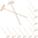 Mini zen jardin outils de calcul 12pcs table pierre outil de sable rteau de lissage de sable accessoires ...
