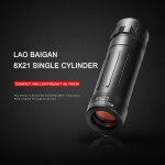 Mini zoom hd monoculaire de poche 8x21, etanche, portable, vision nocturne, tlescope optique sans infrarouge, ...