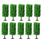 Miniatures cylindriques vert foncé, 10 pièces, fausses arbres, table de sable, modélisme, jardin, paysage, ... Miniatures cylindriques vert foncé, 10 pièces, fausses arbres, table de sable, modélisme, jardin, paysage, ...
