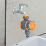 Minuterie d'arrosage de jardin avec contrôleur d'irrigation électronique sans pile pour synchronisation ... Minuterie d'arrosage de jardin avec contrôleur d'irrigation électronique sans pile pour synchronisation ...