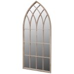 Miroir de jardin arche rustique 115 x 50 cm intérieur et extérieur Miroir de jardin arche rustique 115 x 50 cm intérieur et extérieur