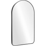 Miroir mural design - miroir arqué 80 x 45 x 3 cm avec cadre noir kit de montage vis niveleur - miroir ... Miroir mural design - miroir arqué 80 x 45 x 3 cm avec cadre noir kit de montage vis niveleur - miroir ...