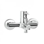 Mitigeur baignoire chrom� - fixation murale - nemo sarodis