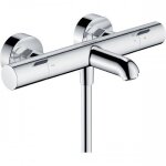 Mitigeur de baignoire thermostatique ecostat fine chrom hansgrohe